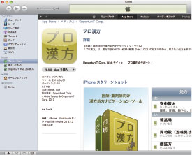 パソコンの「iTunes Store」から購入の画面画像